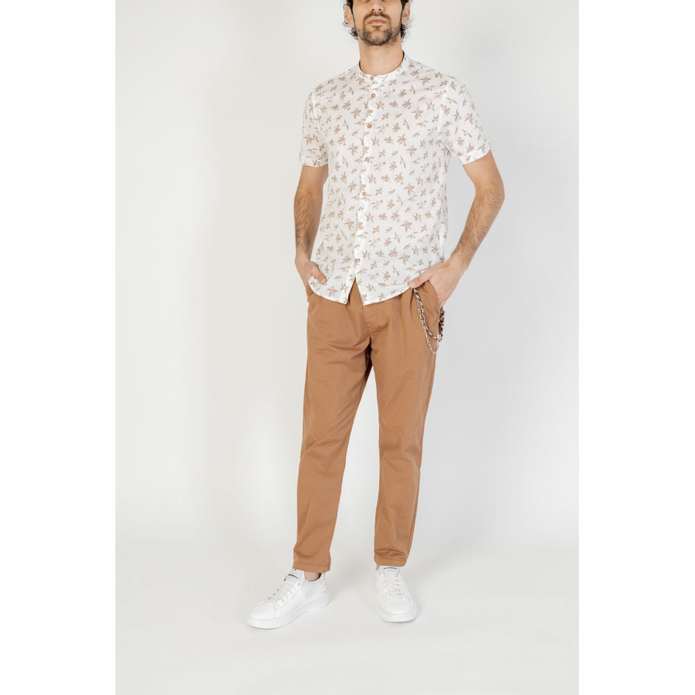 Hamaki-Ho grey cotton shirt